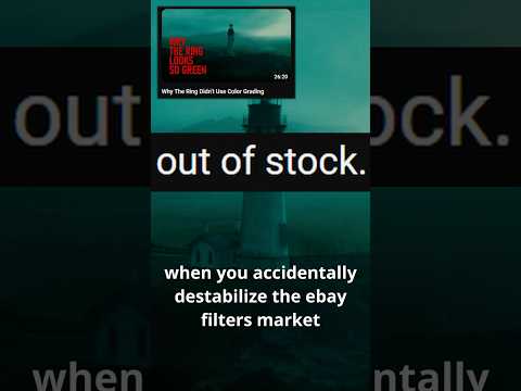 i accidentally made ebay sell out of green filters
