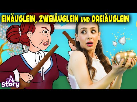 Einäuglein, Zweiäuglein und Dreiäuglein Geschichten | Gute nacht geschichte Deutsch | A Story German