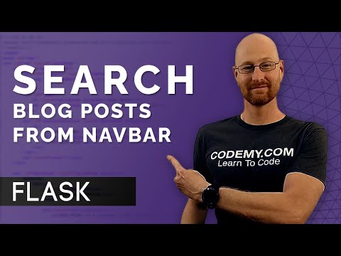 Search Blog Posts From Navbar - Flask Fridays #31