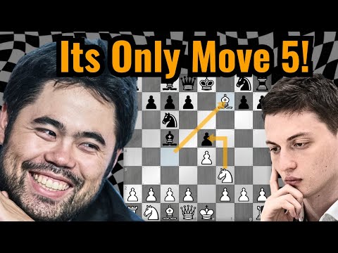 Hikaru Is CRAZY! Sacs 2 Pieces In First 5 Moves & Annihilates 2600+ GM!
