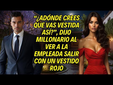“¿Adónde Crees Que Vas Vestida Así?”, Dijo Millonario Al Ver A La Empleada Salir Con Un Vestido Rojo