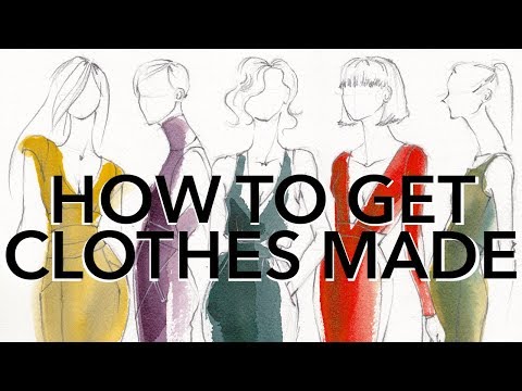 How to Get Your Ideas Made Into Clothes (Starting a Fashion Company Series)
