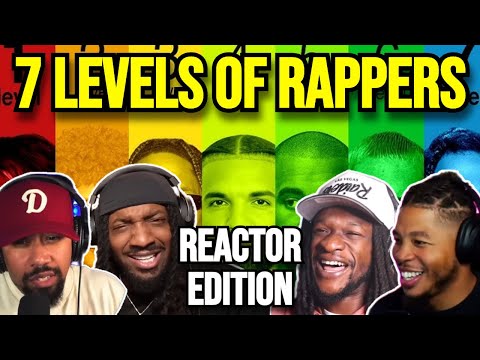 The 7 Levels of Rappers | REACTION MASHUP