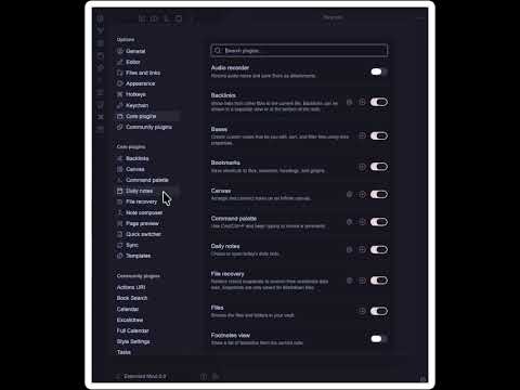 Obsidian Daily Notes Has New Options