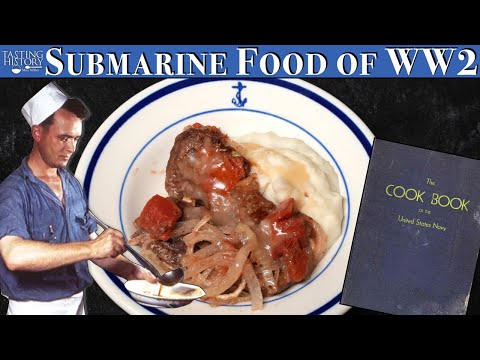 Eating aboard a US Submarine during World War 2