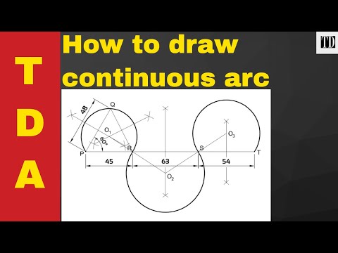 "how To Draw A Continuous Curve Passing Through Multiple Points - Technical Drawing Tutorial"
