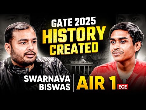 GATE 2025 AIR 1 ECE | Swarnava Biswas ने 3rd Year में बनाया इतिहास 🔥