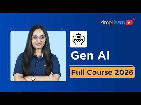 Generative AI Full Course 2025 | Gen AI Tutorial For Beginners | Generative AI Course | Simplilearn