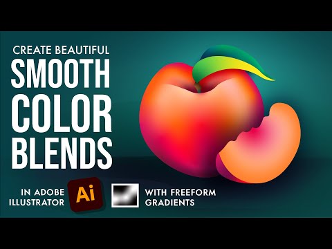 How to Use the Freeform Gradient Tool to Blend Colors in Adobe Illustrator