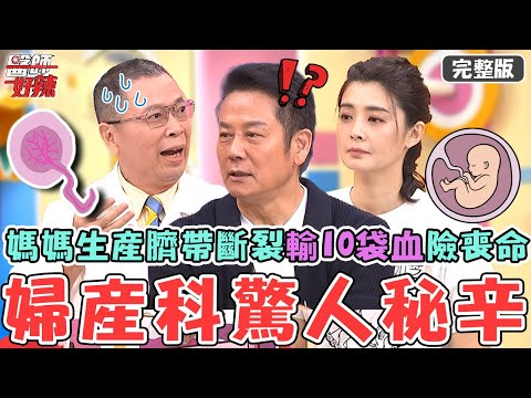 婦產科驚人秘辛！媽媽生產臍帶斷裂「輸10袋血」險喪命？醫師嚇歪：胎盤卡子宮用手撈！【#醫師好辣】20250927 完整版 女生最該託「婦」的對象  EP1747 袁明琦 李懿