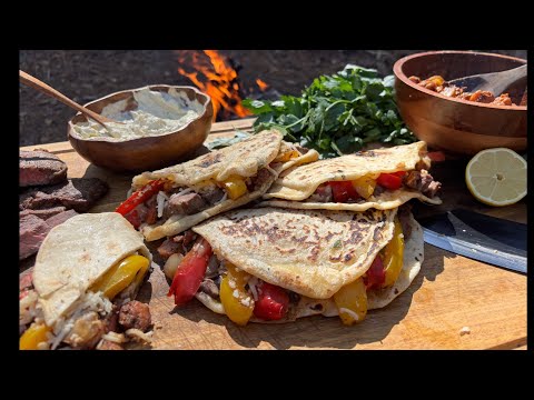 These Quesadillas Hit Different Over Fire!!