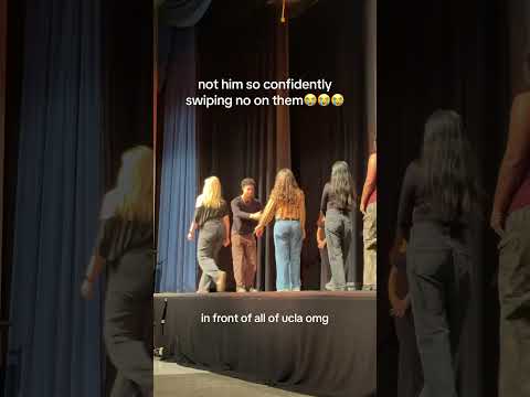 live dating event at ucla. should we come to ur college next?? 🫢🤭 #love #college #rejection #ucla