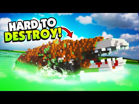 Melting the HARD TO DESTROY Reptile in ACID - Teardown Mods