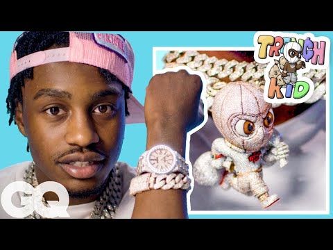 Lil Tjay Shows Off His Insane Jewelry Collection | On The Rocks | GQ