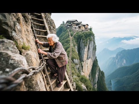 Visit the Sky Village on the top of Chongqing's mountain. It retains the architectural style of las