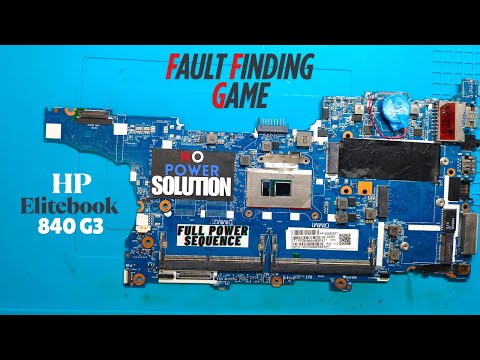 HP EliteBook 840 G3 NO POWER SOLUTION | FULL INFORMATION | POWER SEQUENCE | #hp #elitebook #g3