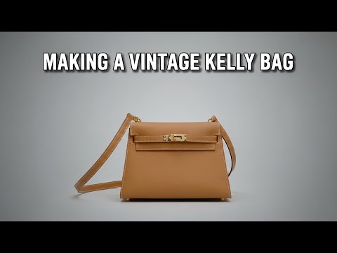 Making A Vintage Kelly Bag | Free pattern + Full tutorial