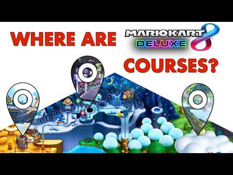 Where are Mario Kart 8 Courses Located in the Mario World?