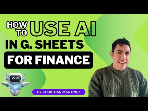 You can now use ChatGPT (Gemini) in Google Sheets for Data Analysis and Finance