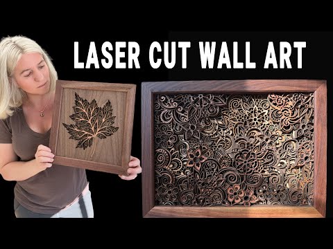 DIY Laser Cut Art Makes STUNNING Wall Decorations Possible