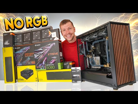 Building the Ultimate Zero RGB Water Cooled Build + RTX 5080 9800X3D