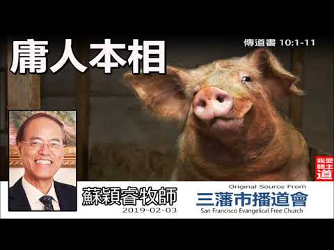 庸人本相 (傳道書10:1-11) - 蘇穎睿牧師