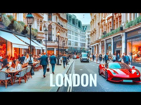 Chelsea London City Walk - Walking London Knightsbridge & Belgravia - Central London View [4K HDR]