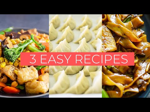 3 Easy plantbased Recipes perfect for LUNAR CHINESE NEW YEAR!
