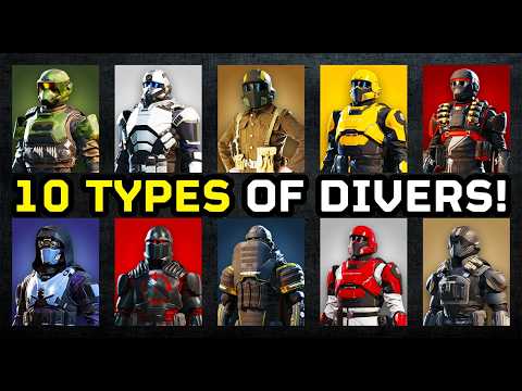 The 10 Types of Helldivers
