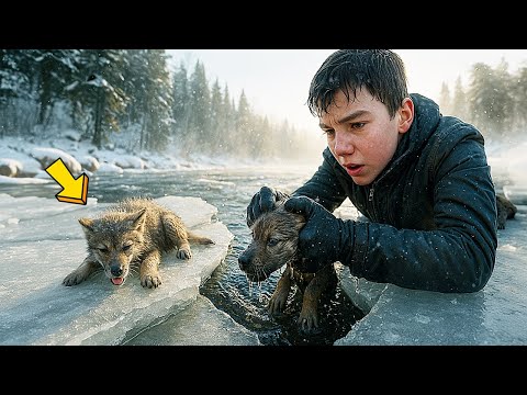 Мальчик услышал вой волчат подо льдом… И ВЫПУСТИЛ зверя, который охотился за его отцом