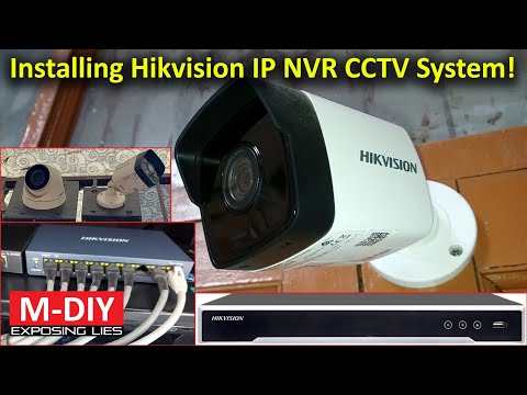 Installing Hikvision IP NVR CCTV Surveillance System!