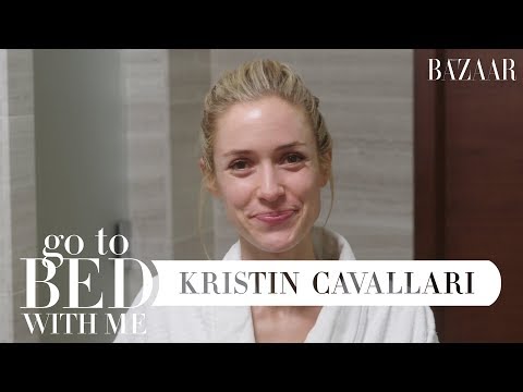 Kristin Cavallari's Nighttime Skincare Routine | Go To Bed With Me | Harper's BAZAAR