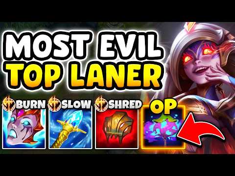I played the most diabolical top laner in League of Legends... (THIS IS JUST EVIL)