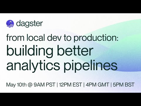 Building Better Analytics Pipelines
