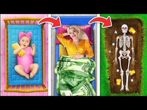 Гига богатая от рождения до смерти