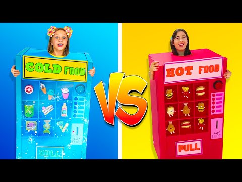 Nastya and the challenge hot vs cold