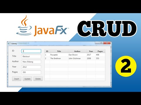 JavaFX Tutorial for Beginners - CRUD Application  with JavaFX and MySQL Part 2