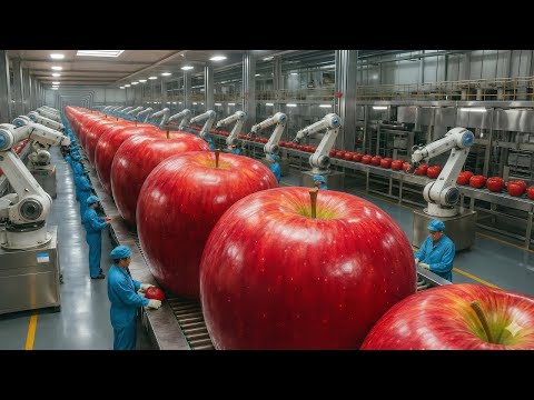 Inside a Modern Apple Cider Plant: From Fresh Apples to Fermented Cider (Full Process)