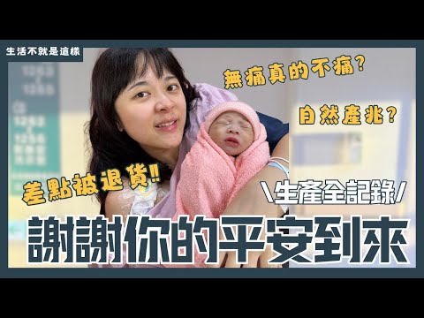 痛成這樣卻差點被退貨！？還敢嘴硬不打「無痛」？回到那一天，生產全記錄！｜懷孕日記｜生活不就是這樣 This is Life