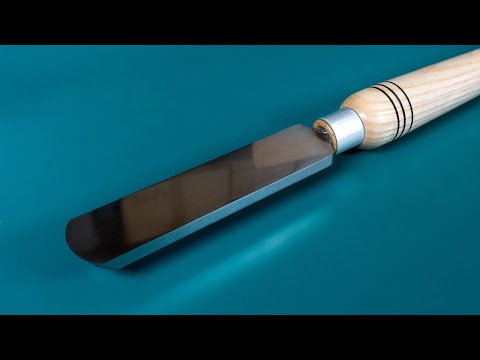 Making Woodturning Big Scraper Tool with HSS(high speed steel)
