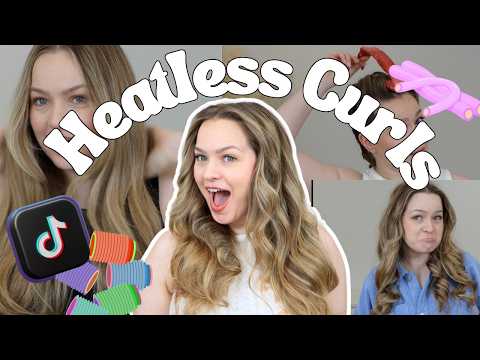 Easy overnight curls - tested! Do Tiktok Viral heatless curls work?