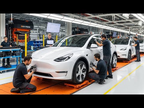 Tesla's Revolutionary Factory: Model Y Built in 14 Minutes | Giga Press to Delivery