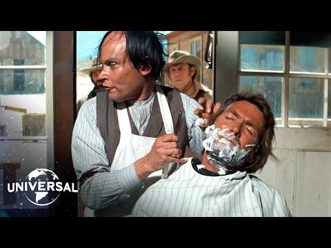 High Plains Drifter | The Stranger's Iconic Barber Shop Showdown (Clint Eastwood)