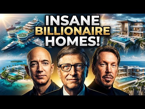 $2 BILLION in Homes!? Inside the Most Extravagant Mansions of Tech Billionaires