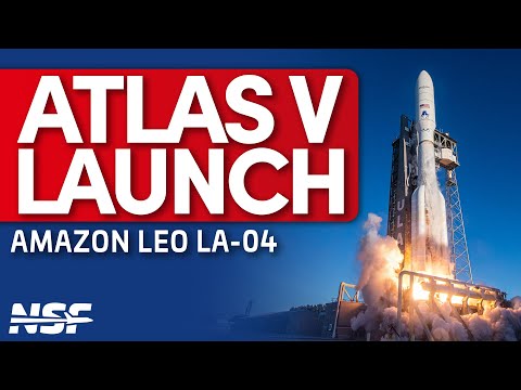 ULA Atlas V 551 launches Amazon Leo Atlas 4 (LA-04)