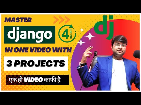 🔥 Django Framework Tutorial with 3 Projects in single video | Hindi | @LearnCodeWithDurgesh