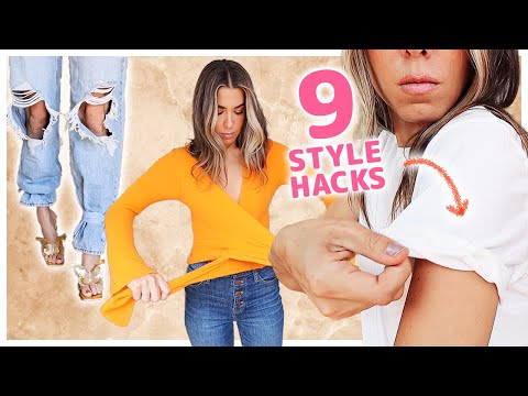 9 Easy STYLE HACKS to Transform Your Closet ✨| DIY with Orly Shani