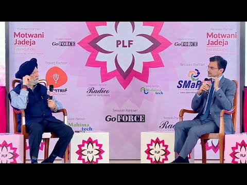 Full conversation of Sh Hardeep Singh Puri Ji at Pondy Lit Fest-2025 with Anand Ranganathan Ji