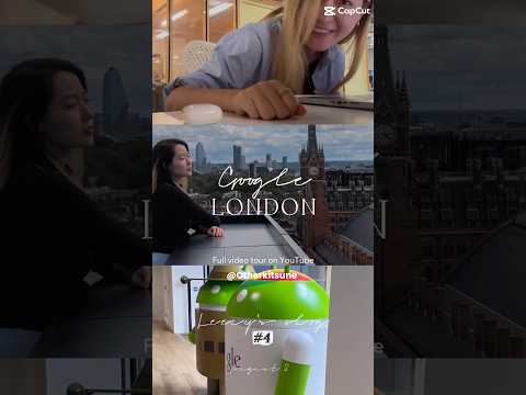 London Office Tour 🇬🇧 Post-It Arts, Glass Elevator & UK Charm #officetour #googleoffice #london