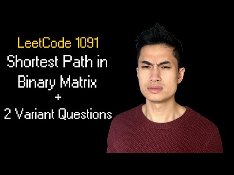 Shortest Path in Binary Matrix || Leetcode 1091 || 2 Variant Questions Big Tech Actually Asks
